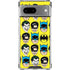 DC Comics Batman Vintage Character Pattern - Joker and Robin Google Pixel 8a Clear Case